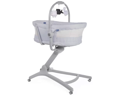 Кроватка Chicco Baby Hug 4-в-1 Air Stone серый
